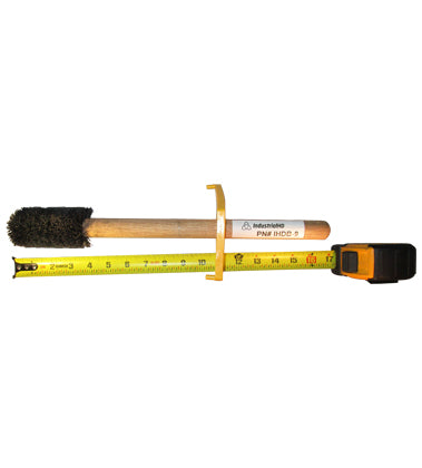 IHDB-9 - Straight Trim Heavy Duty Thread Compound Dope Brush 2" w/ Guard 16" SM Handle - IndustrialStop