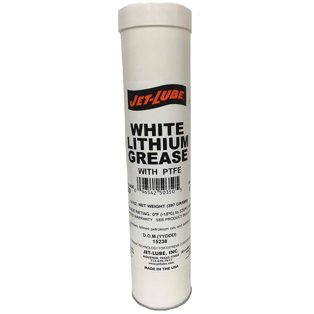 Buy 50350 - Jet-Lube White Lithium 14 oz Cartridge | IndustrialStop