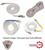 TL58X20 - 5/8" x 20' with 9/16" Hook and Thimble One End Lifeline Rope