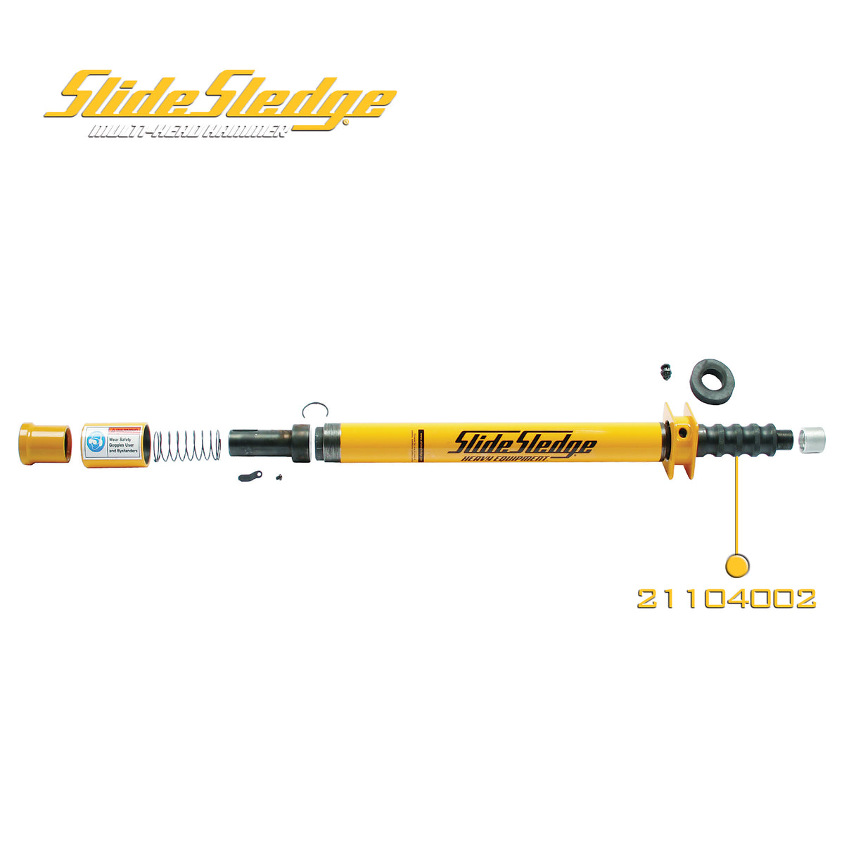 Slide Sledge 21104002 Drive Bar for 21 Pound Multi-Head Hammer