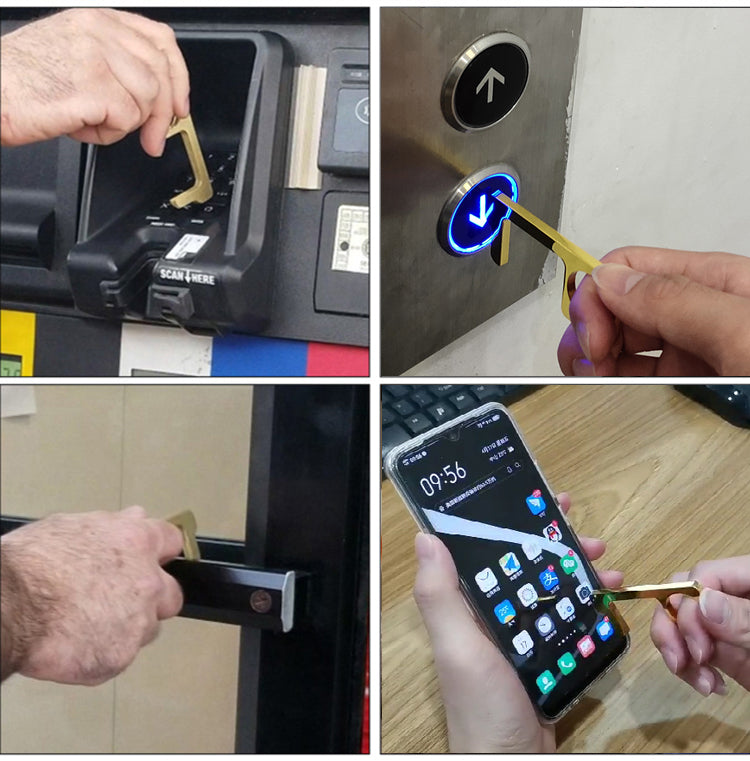 IHD Non-Contact Key Door Opener & Closer Contactless Safety Door Opener Smart Key Tool